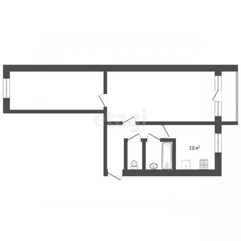 2-к кв. Тюменская область, Тюмень Таврическая ул., 10 (44.1 м) - Фото 2