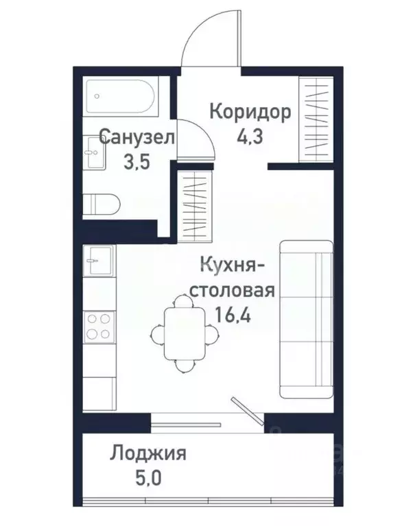 Студия Челябинская область, Челябинский городской округ, пос. Западный ... - Фото 2