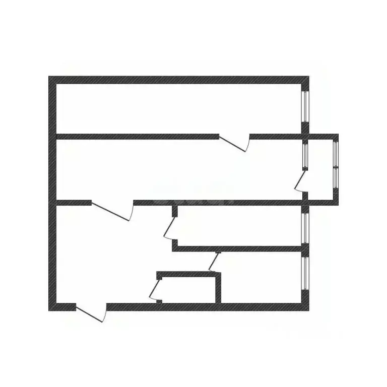 3-к кв. Смоленская область, Ярцево Краснооктябрьская ул., 12 (54.4 м) - Фото 2