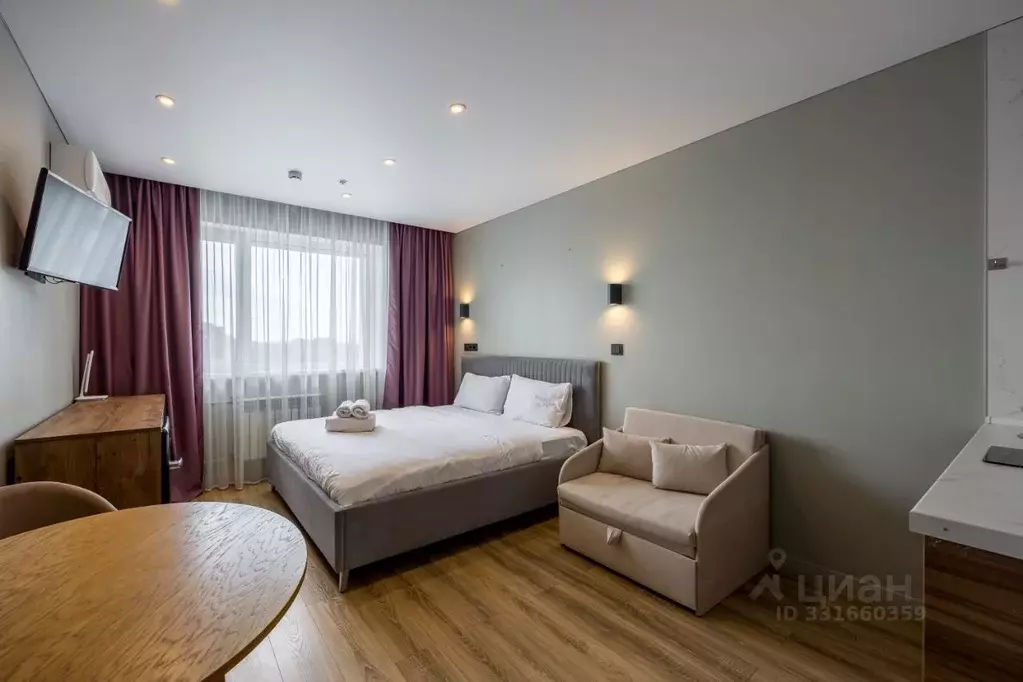 Студия Москва Ленинский просп., 158 (19.0 м) - Фото 1