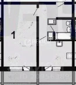 1-к кв. Ивановская область, Иваново Рождественский мкр,  (42.3 м) - Фото 2