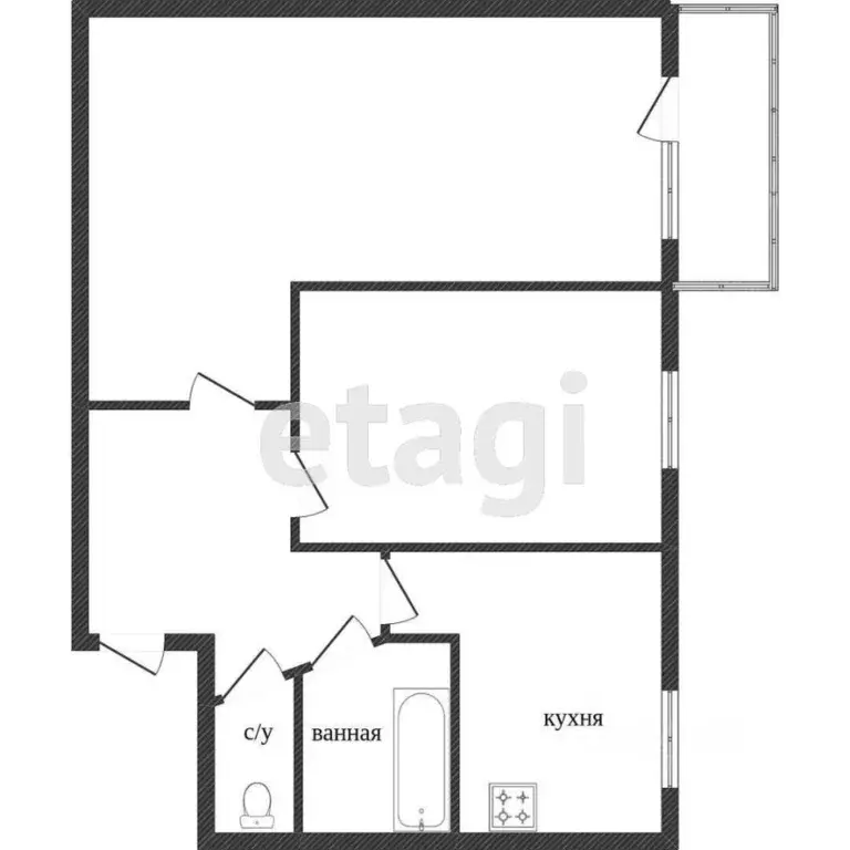 2-к кв. Свердловская область, Нижний Тагил ул. Зари, 37 (43.6 м) - Фото 1