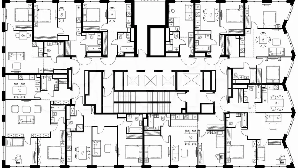 3-к. квартира, 68,5 м, 31/42 эт. - Фото 1