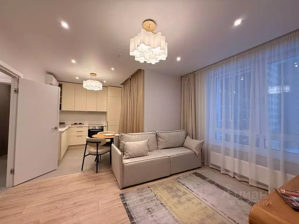 3-к кв. Москва Строительный проезд, 7Ак28 (66.5 м) - Фото 1