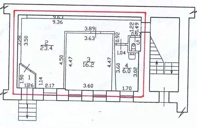 Помещение свободного назначения в Санкт-Петербург наб. Реки Фонтанки, ... - Фото 2