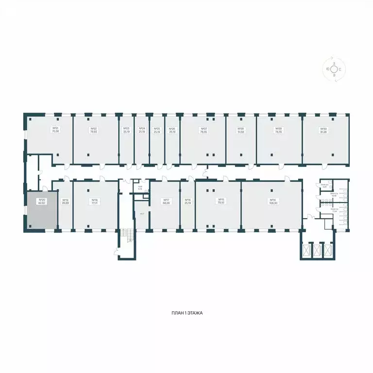 Помещение свободного назначения (42.5 м) - Фото 1