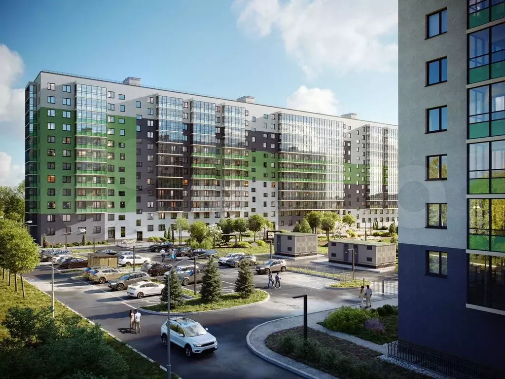 Квартира-студия, 22,7 м, 8/12 эт. - Фото 1
