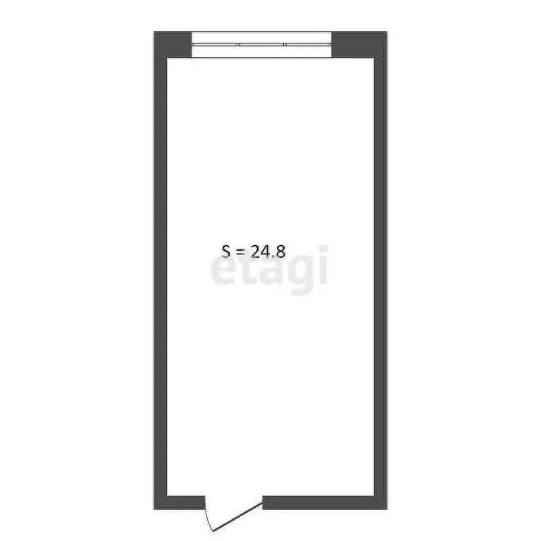 1-комнатная квартира: Кемерово, улица Мичурина, 58 (24 м) - Фото 1