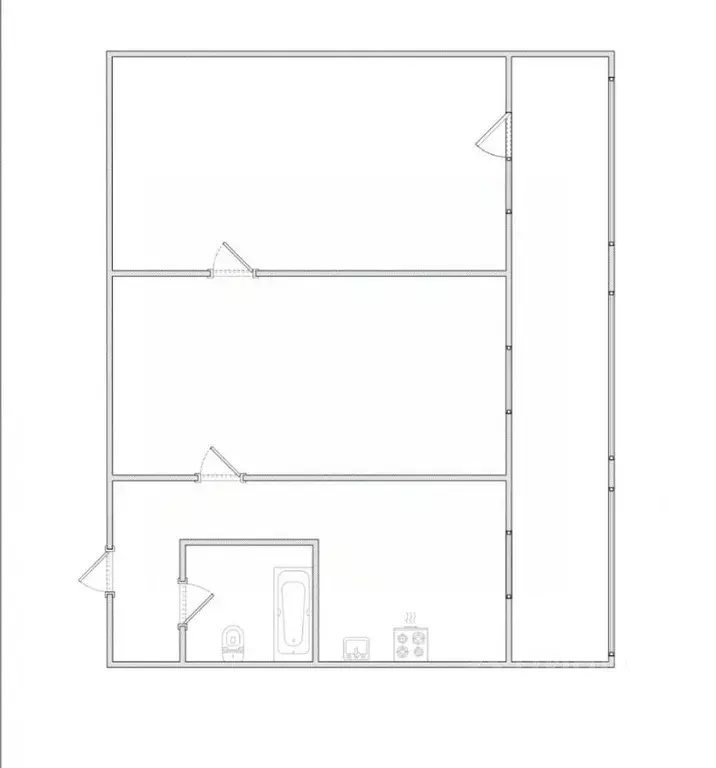 2-к кв. Ставропольский край, Пятигорск просп. Калинина, 27К4 (42.31 м) - Фото 2