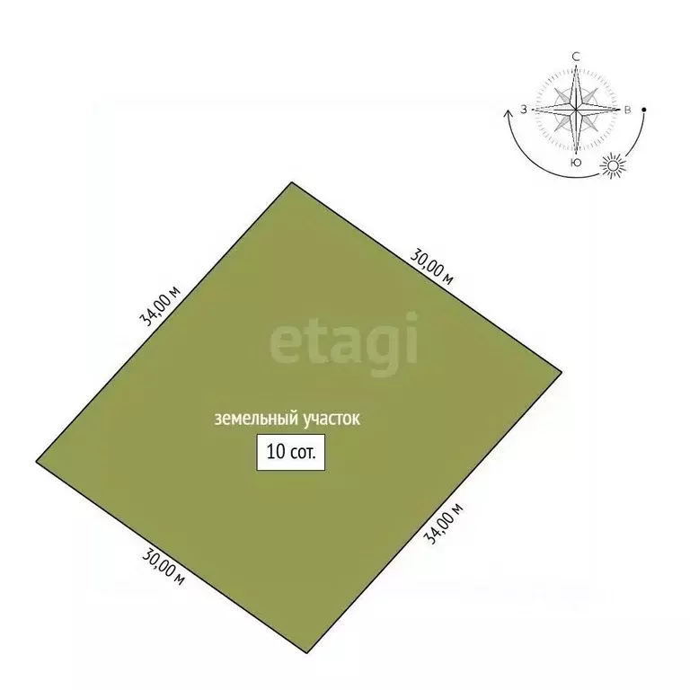 Участок в Амурская область, Благовещенский район, пос. Вадимово  (10.0 ... - Фото 2