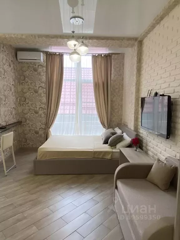 Студия Краснодарский край, Сочи Адлер жилрайон, ул. Павлика Морозова, ... - Фото 1