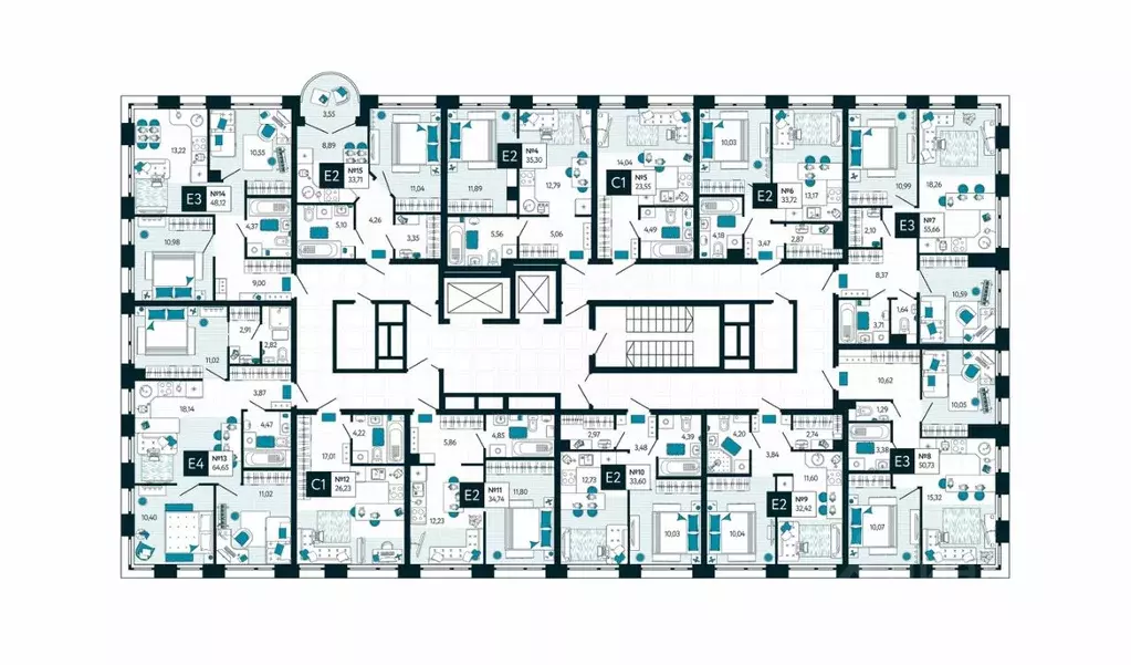 1-к кв. Тульская область, Тула ул. Чмутова, 158Д (35.3 м) - Фото 1