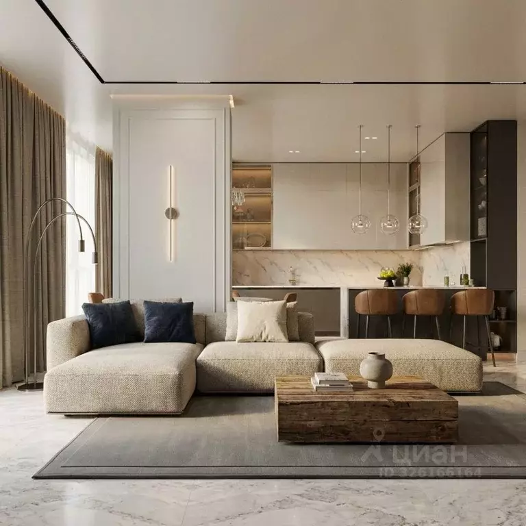 3-к кв. Москва Дмитровский проезд, 1 (94.2 м) - Фото 1