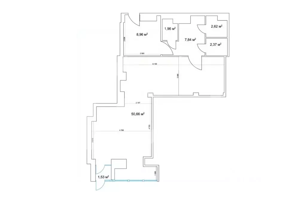 Помещение свободного назначения в Москва просп. Андропова, 30 (76 м) - Фото 2