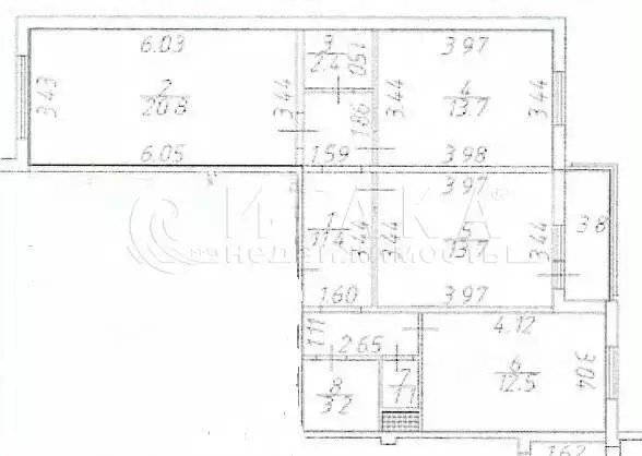 3-к кв. Санкт-Петербург ул. Даниила Хармса, 5к2 (78.8 м) - Фото 2