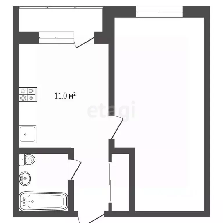 1-к кв. Москва бул. Скандинавский, 3к2 (39.5 м) - Фото 0