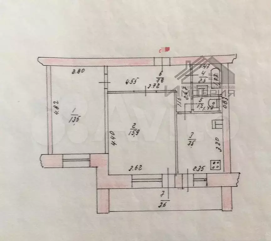 2-к. квартира, 47 м, 6/9 эт. - Фото 0