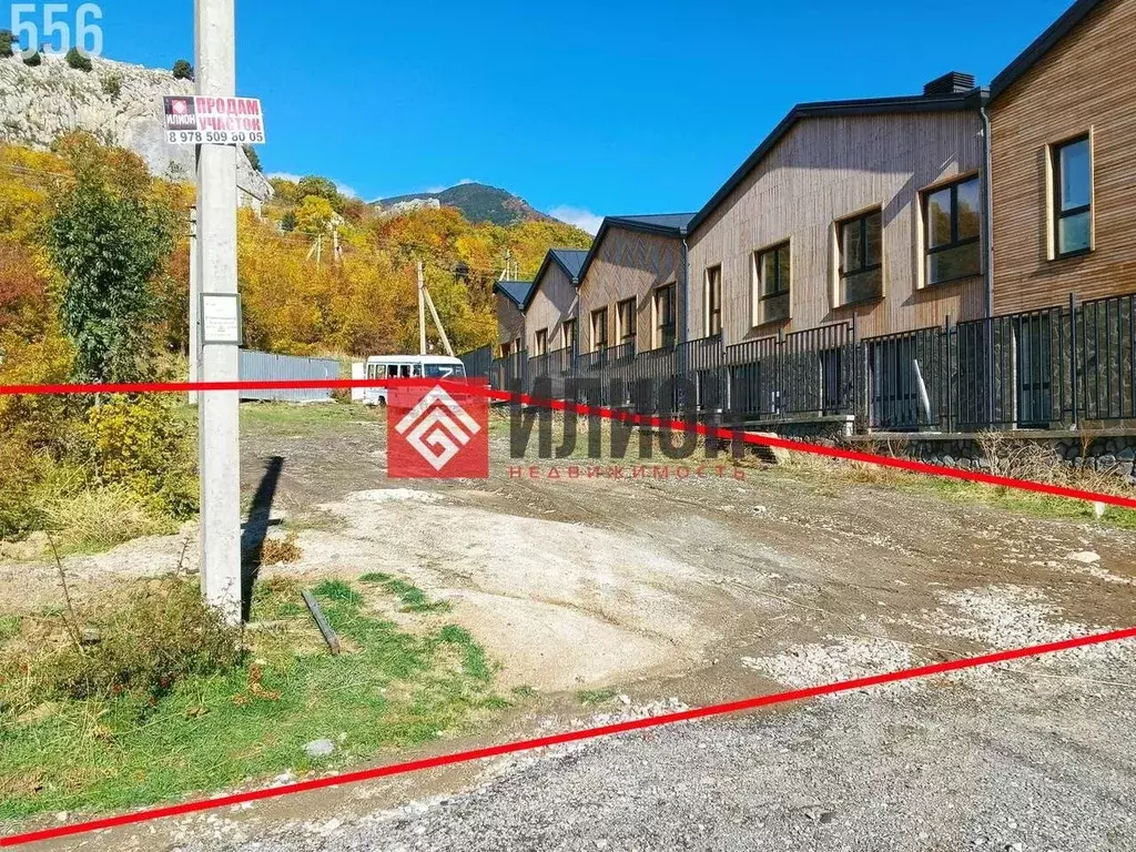 Участок в Крым, Ялта муниципальный округ, Краснокаменка пгт ул. Имени ... - Фото 2