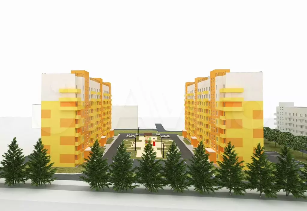2-к. квартира, 58,2 м, 9/9 эт. - Фото 1