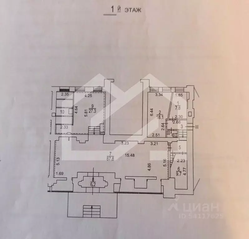 Помещение свободного назначения в Москва Ленинградский просп., 44 (187 ... - Фото 2