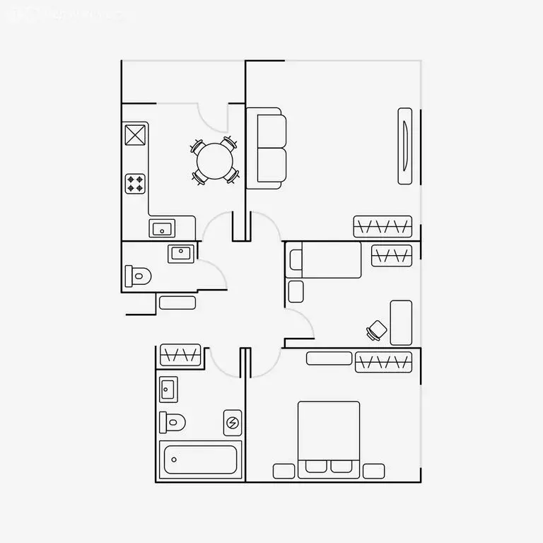 3-комнатная квартира: Москва, шоссе Энтузиастов, 3к1 (84 м) - Фото 1