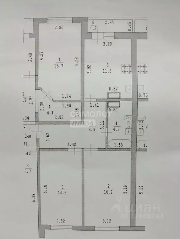2-к кв. Нижегородская область, Нижний Новгород просп. ... - Фото 1