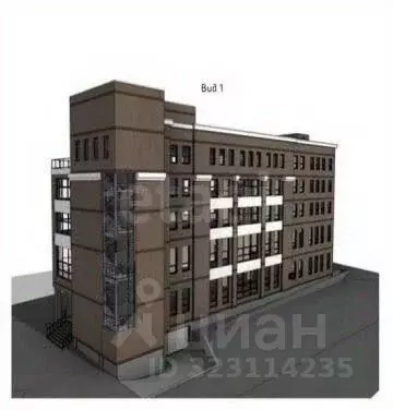 Офис в Ростовская область, Ростов-на-Дону Доломановский пер., 70Е (440 ... - Фото 1