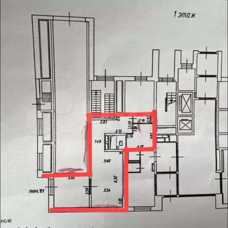 Продам помещение свободного назначения, 58 м - Фото 1