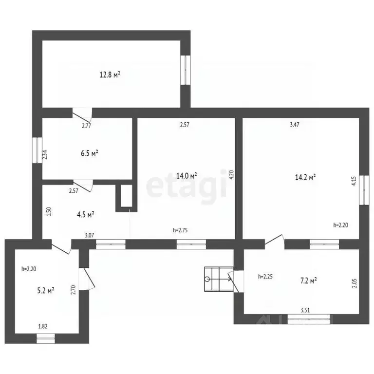 Дом в Крым, Саки ул. Тертышного (63 м) - Фото 1