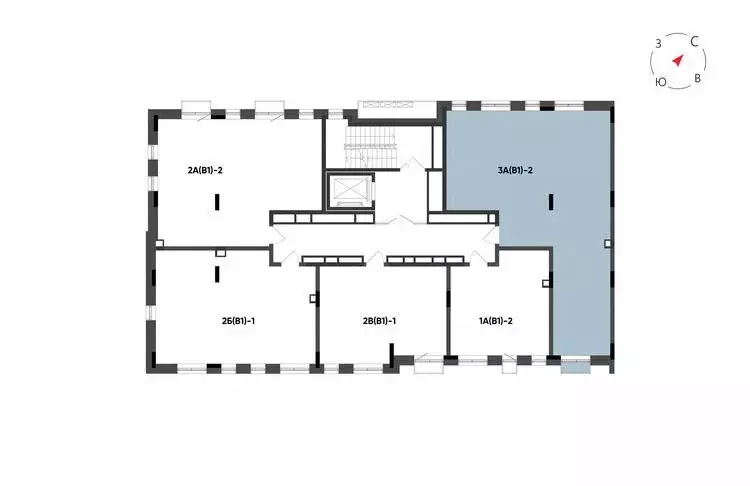 3-комнатная квартира: Казань, ЖК Минтимер (97.96 м) - Фото 1