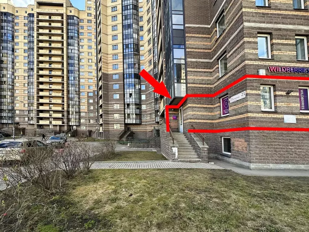 Помещение свободного назначения в Санкт-Петербург пос. Парголово, ул. ... - Фото 2