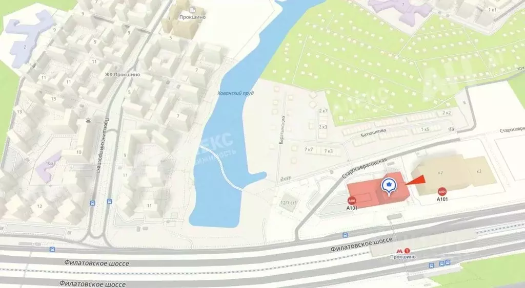 Помещение свободного назначения в Москва № 35 кв-л, 10 (173 м) - Фото 1