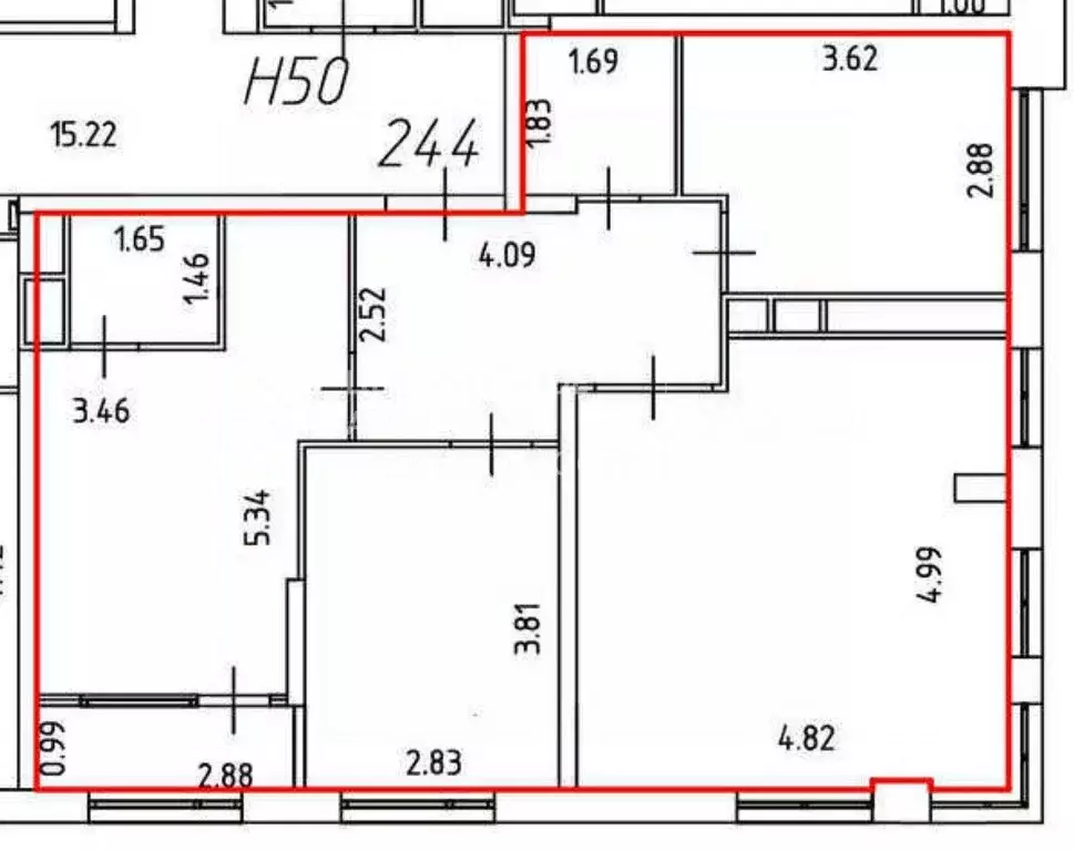 3-к кв. Рязанская область, Рязань Олимпийский городок мкр, 4 (78.0 м) - Фото 2