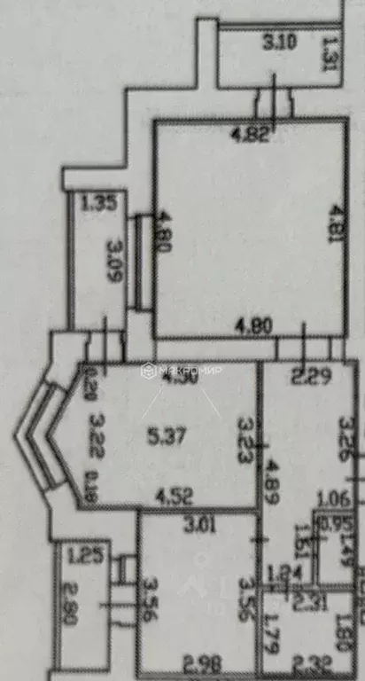 2-к кв. Орловская область, Орел Лазурная ул., 7 (65.0 м) - Фото 2