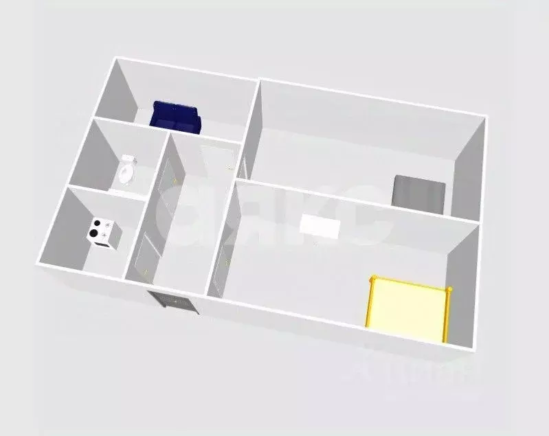 3-к кв. Московская область, Воскресенск Цемгигант мкр, ул. Ленинская, ... - Фото 2