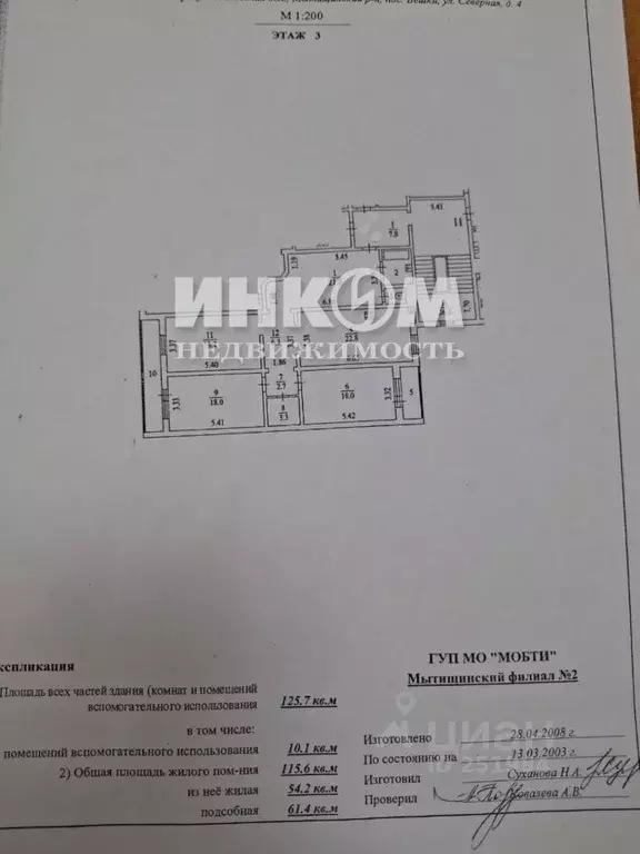 3-к кв. Московская область, Мытищи городской округ, пос. Вешки ул. ... - Фото 1