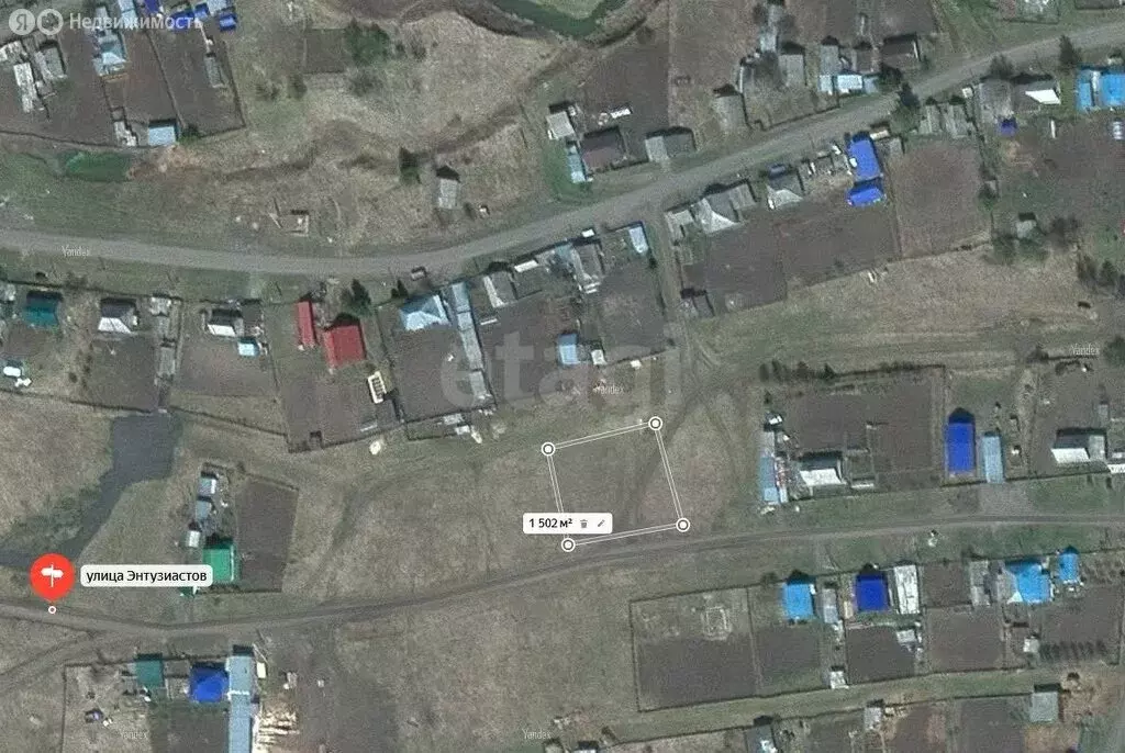 Участок в Крапивинский, улица Энтузиастов (15 м) - Фото 1