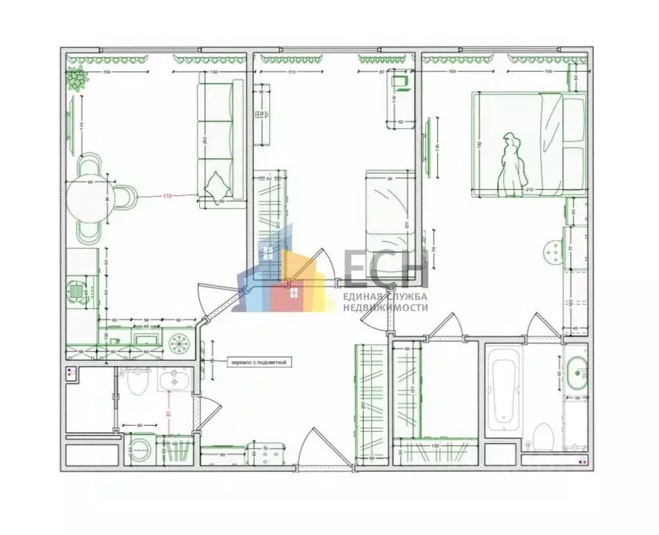 3-к кв. Москва Шелепихинская наб., 34к4 (70.0 м) - Фото 2