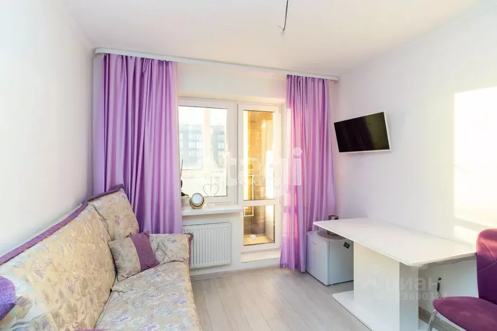 Студия Тюменская область, Тюмень ул. Новоселов, 115 (17.04 м) - Фото 1