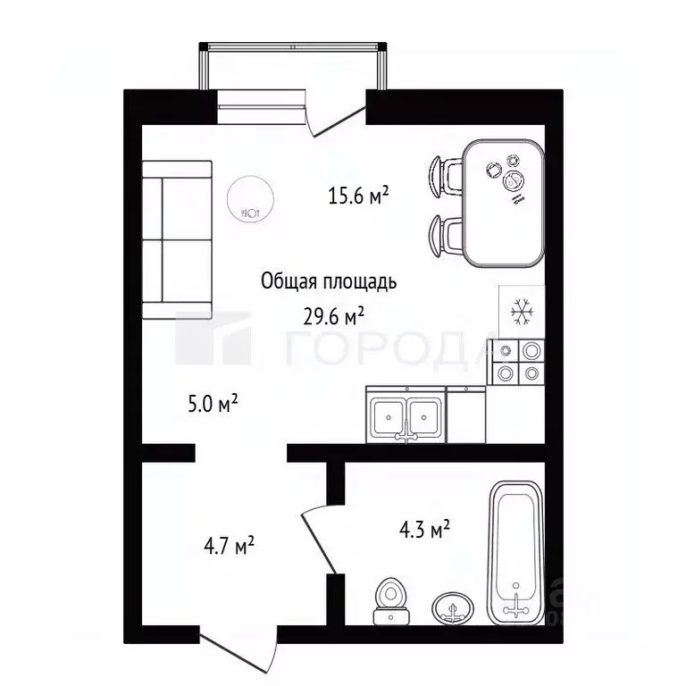 Студия Новосибирская область, Новосибирский район, Барышевский ... - Фото 2