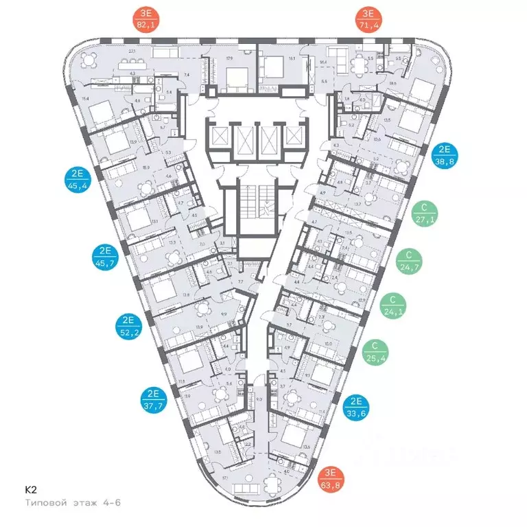 2-к кв. Москва ш. Боровское (дублер) (45.7 м) - Фото 2