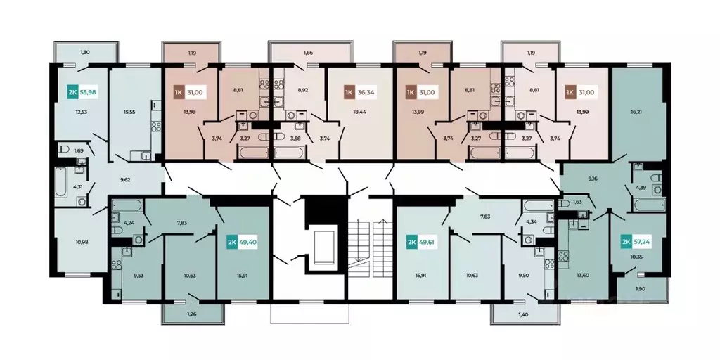 1-к кв. Ростовская область, Аксайский район, Щепкинское с/пос, пос. ... - Фото 2