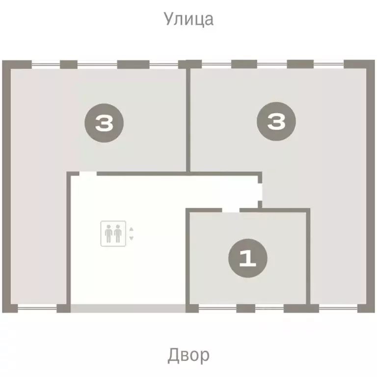 3-к кв. Омская область, Омск  (86.67 м) - Фото 2
