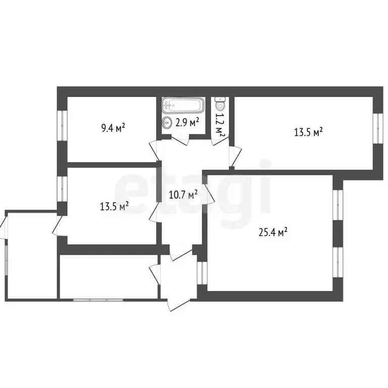 Дом в село Исетское, улица Строителей (76 м) - Фото 2