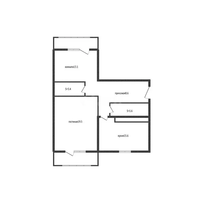 2-комнатная квартира: Краснодар, Душистая улица, 41 (64.9 м) - Фото 1