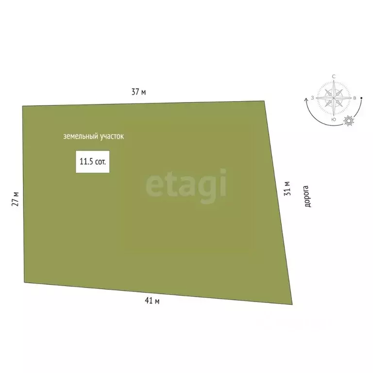 Участок в Ростовская область, Аксайский район, Щепкинское с/пос, пос. ... - Фото 2