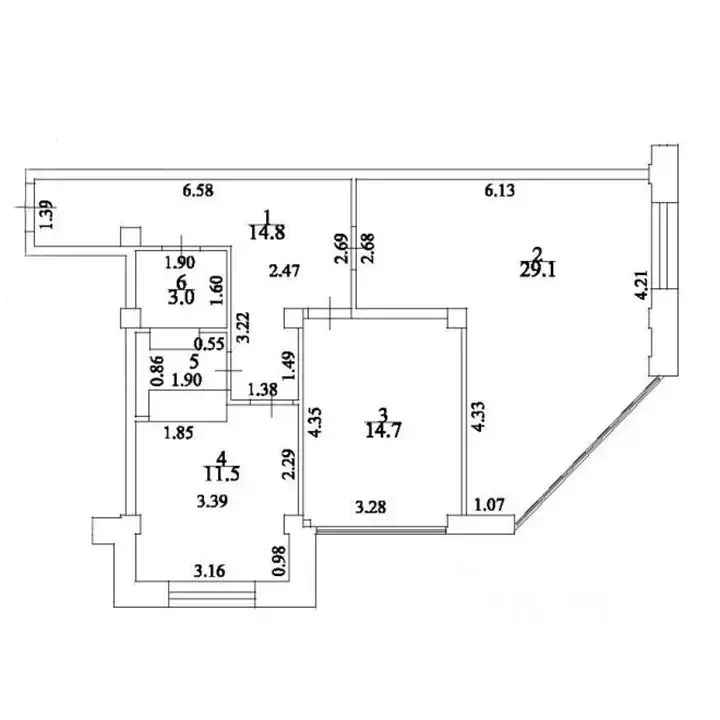2-к кв. Ставропольский край, Ессентуки Октябрьская ул., 8/5 (75.1 м) - Фото 1