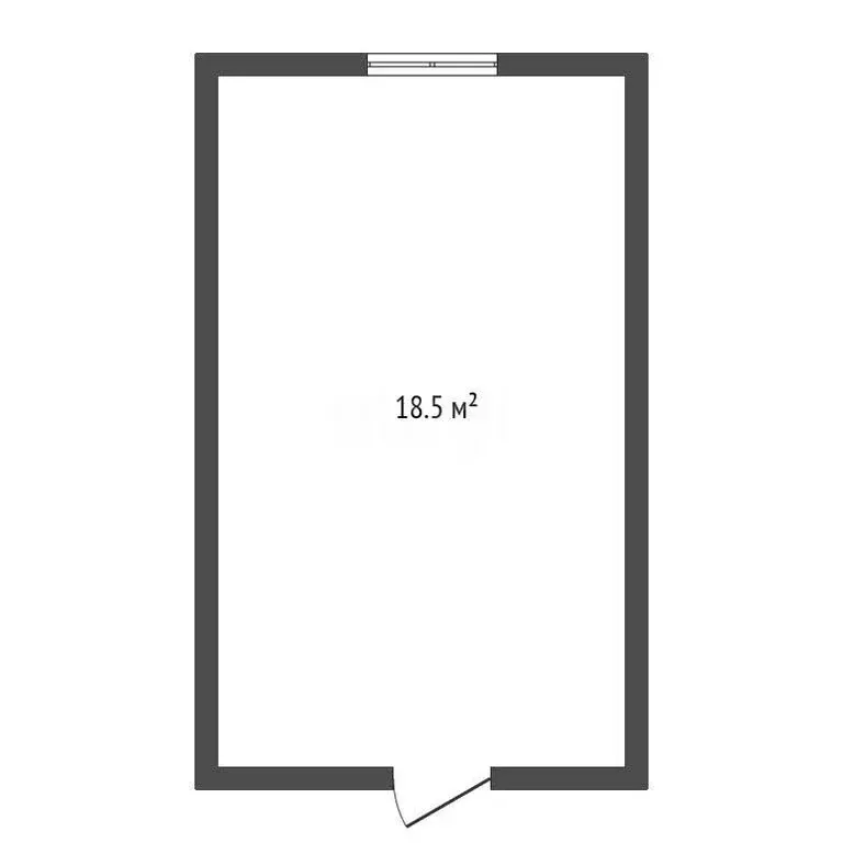 1к в -комнатной квартире (18.5 м) - Фото 1