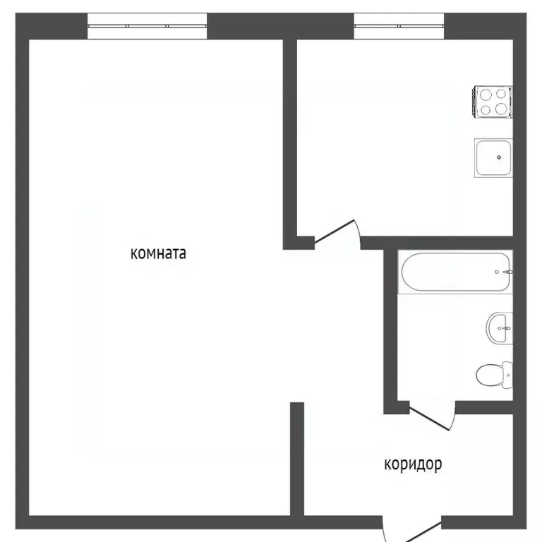 1-к кв. Красноярский край, Норильск ул. Нансена, 40 (28.7 м) - Фото 1