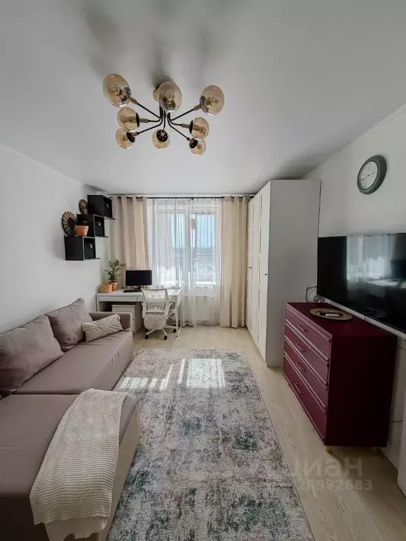 1-к кв. Татарстан, Казань Даурская ул., 44В (34.7 м) - Фото 1